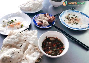 Phần bánh ướt và bánh nướng thành phẩm sau khi chế biến xong