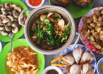 Hình ảnh quán ốc Nhưng ở chợ Lương Sơn Nha Trang