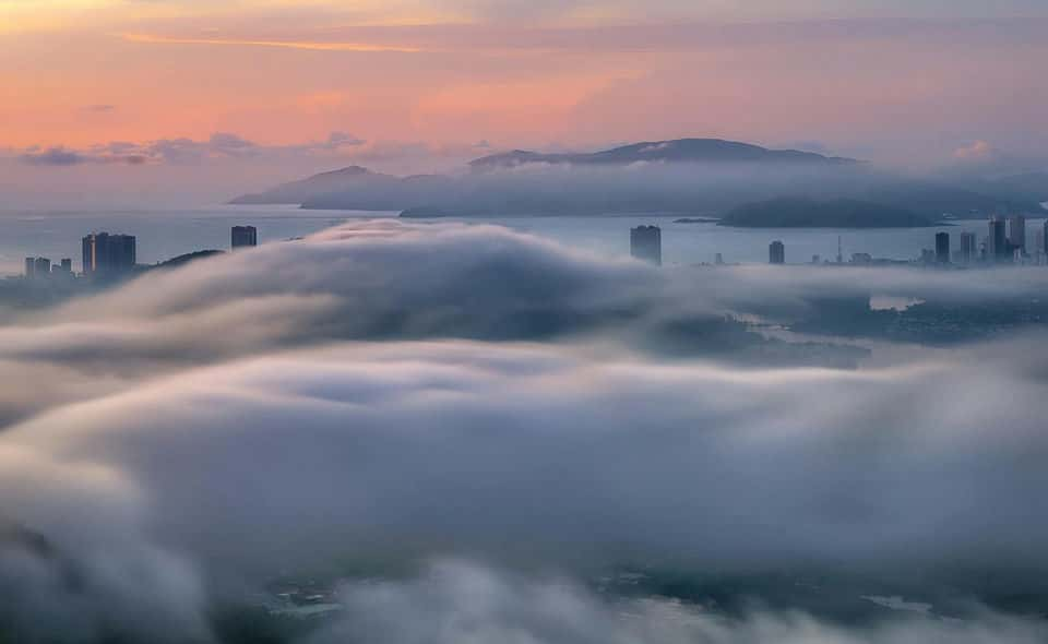 Suối Ngổ l‎‎à địa chỉ săn mây ấ‎‎n t‎‎ượng tại T‎‎P Nha Trang. Ả‎‎nh: Ngô V‎‎ũ Thái 